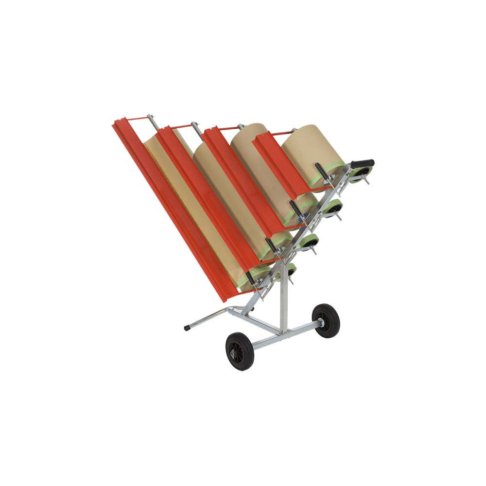 Dispensador para papel de isolar de 4 rolos