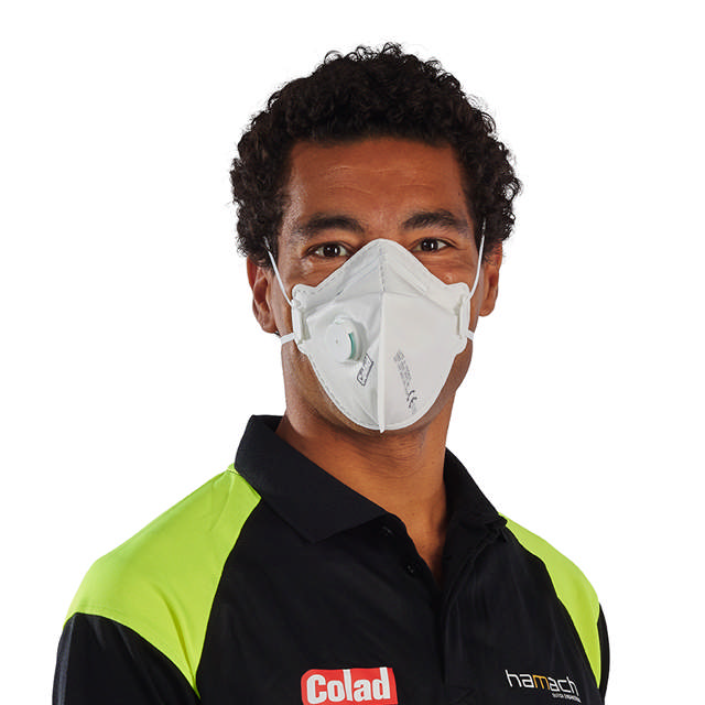 Máscara para partículas FFP3 com válvula