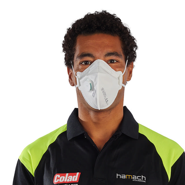 Máscara para partículas FFP3 com válvula