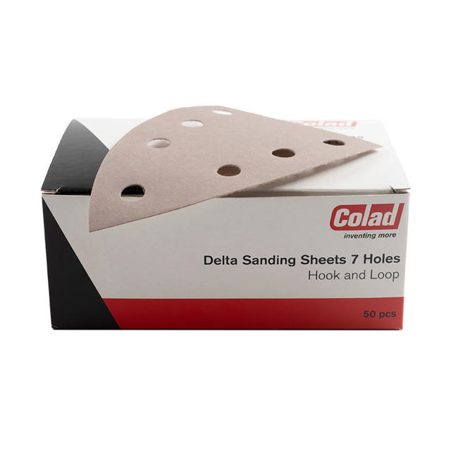 Delta Schuurvellen 7 gaten met klittenband P80