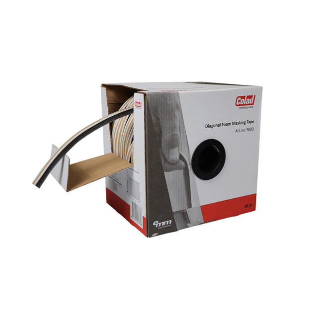 Cordão de espuma diagonal