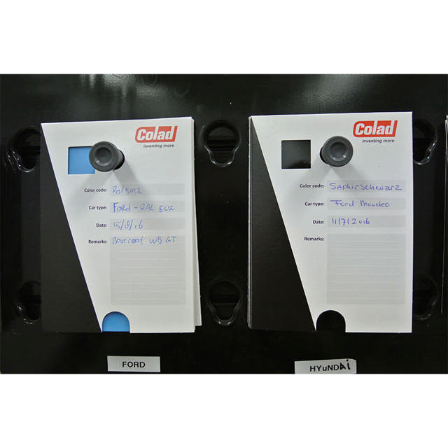 Schutzhüllen für Farbmusterbleche