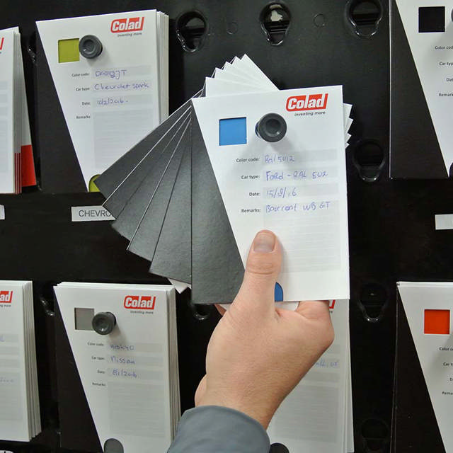 Schutzhüllen für Farbmusterbleche