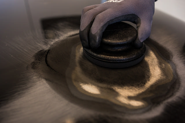 Kontrollpulver mit applikator schwarz - 150gr