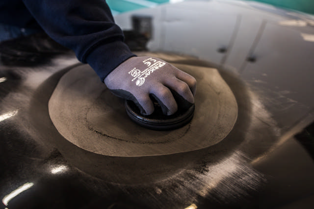 Kontrollpulver mit applikator schwarz - 150gr