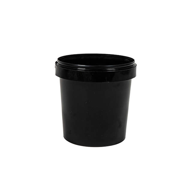 GAD 01000 - Vaso plástico negro para pintura con tapa - 1 L - 140 udes.