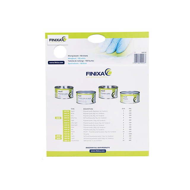 GAP 60 - Spachtelbrett 100 Blatt