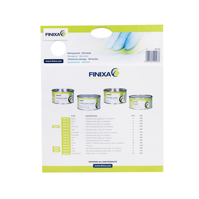 GAP 60 - Spachtelbrett 100 Blatt