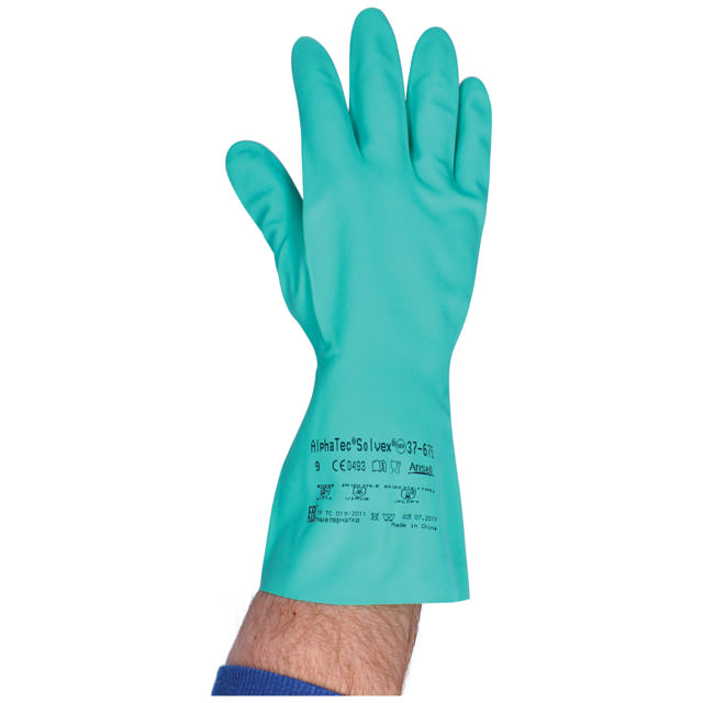 GLC - Guantes de nitrilo verde - 12 pares