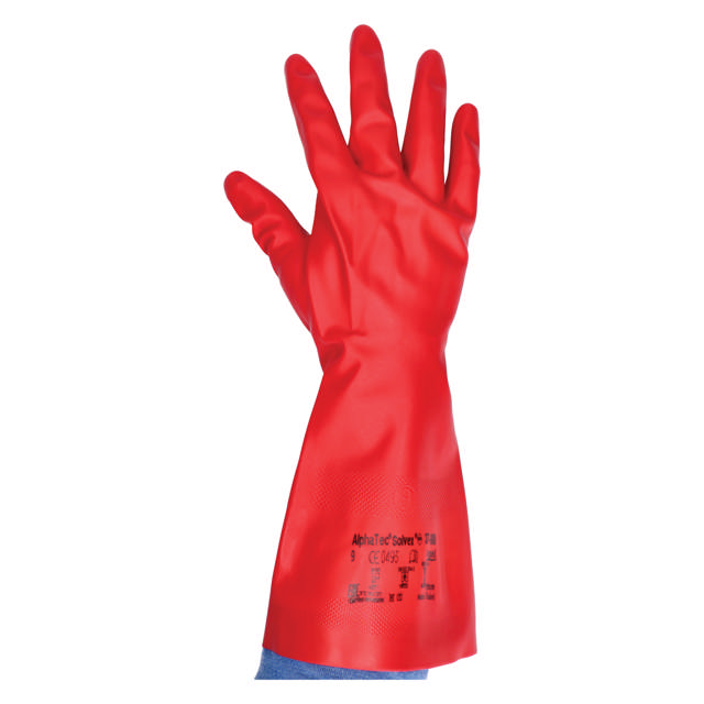 GLD 10 - Guantes de nitrilo rojo  XL - 1 par