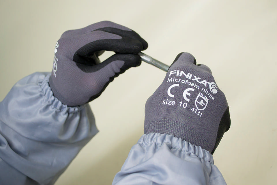 GLMB 10 - Guantes de nitrilo microfoam XL - 12 pares