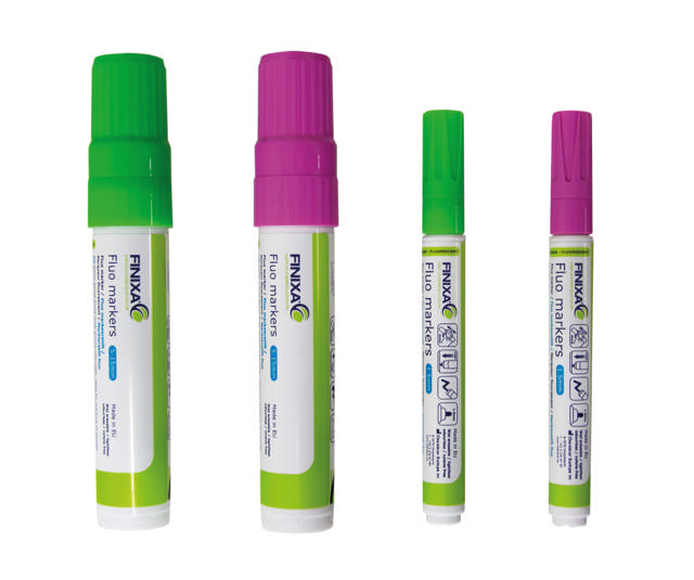 MAR 21 - Fluo markeerstift groen 6 st. 5mm-15mm
