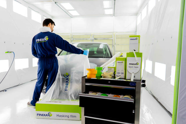 PHO 11 - High-tec Lackieranzug weiß/blau - XXL