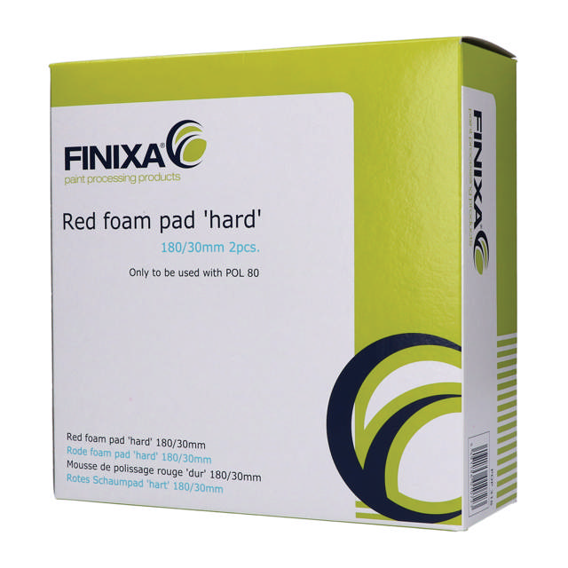POP 308 - Mousse de polissage rouge 'dur' 80/25mm - 5p.