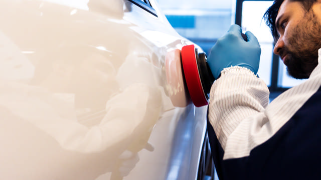 POP 308 - Mousse de polissage rouge 'dur' 80/25mm - 5p.