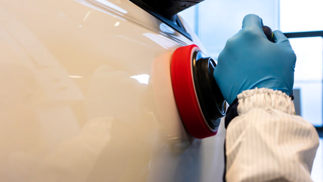 POP 308 - Mousse de polissage rouge 'dur' 80/25mm - 5p.