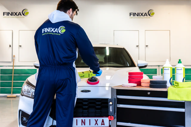 POP 308 - Mousse de polissage rouge 'dur' 80/25mm - 5p.