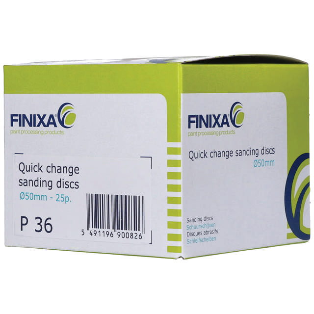 QCD 5080 - Quick change schuurschijven Ø50mm  P80 25st.