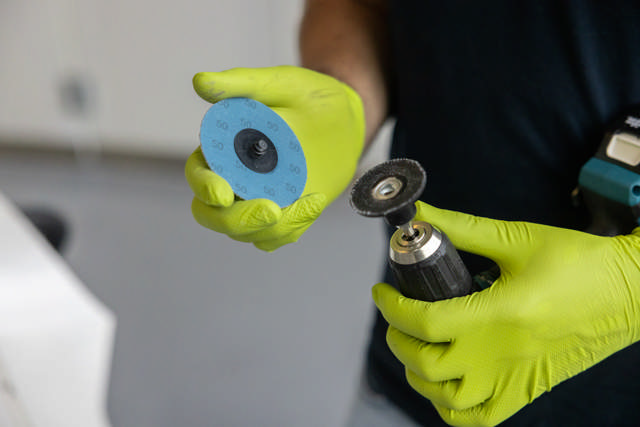 QCD 5080 - Quick change schuurschijven Ø50mm  P80 25st.