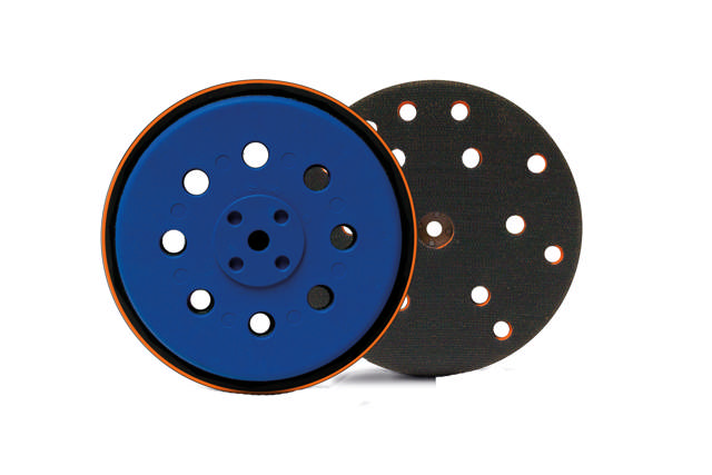 SAM 125S - Plato velcro lijadora Ø125 mm SOFT  universal - 9 agujeros