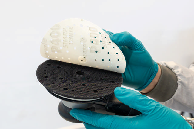 SAM 75M - Schleifteller Medium - 75 Loch - Ø150mm für SharpWhite