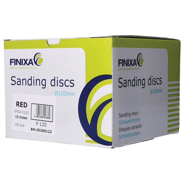 SPDA - Rot Klett-Schleifscheiben Ø150mm 15 Löcher - 50st.