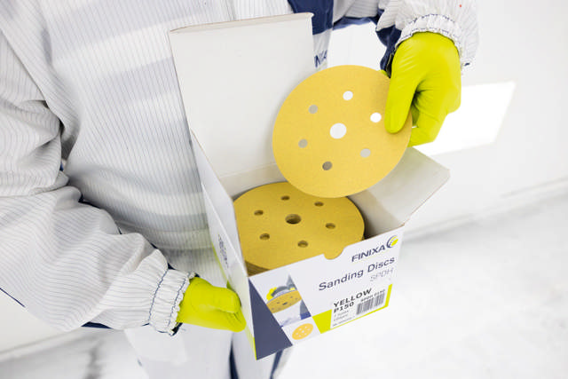 Schleifscheiben – Gelb – ø 150 mm – 7 Löcher