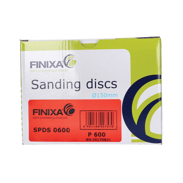 SPDS 0400 - Rot Klett-Schleifscheiben Ø150mm ohne Löcher P400 100st.