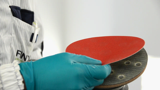 SPDS 0400 - Rot Klett-Schleifscheiben Ø150mm ohne Löcher P400 100st.