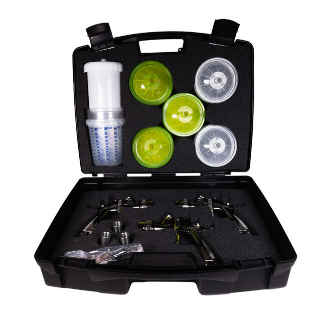 SPG 60 - Spritzpistolen Satz im Koffer