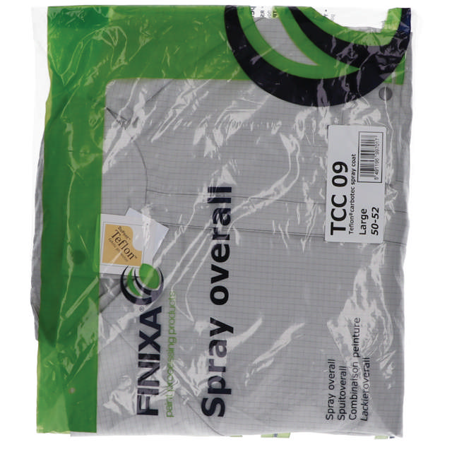 TCC 12 - Lackiermantel teflonbesch. Carbotec grau -XXXL 62-64