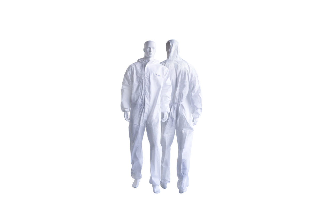 TSO - Tuta per verniciatura monouso bianco tywek