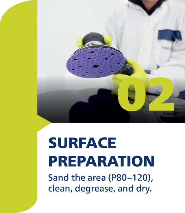 PLI 23 - Reparación plástico lento (3.5 min) Micro emisión