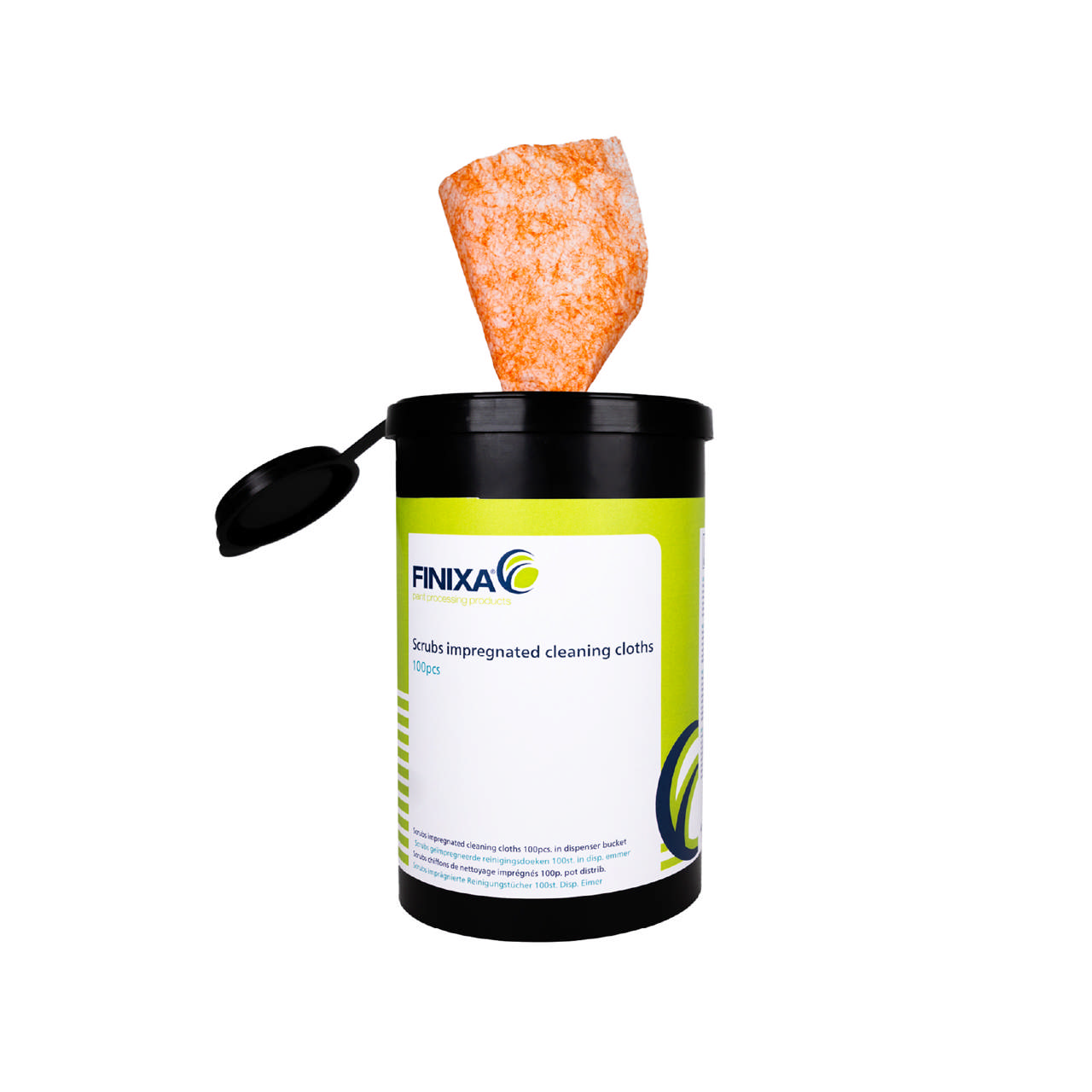 SCR 100 - Scrubs chiffons de nettoyage imprégnés 100p. pot distrib.