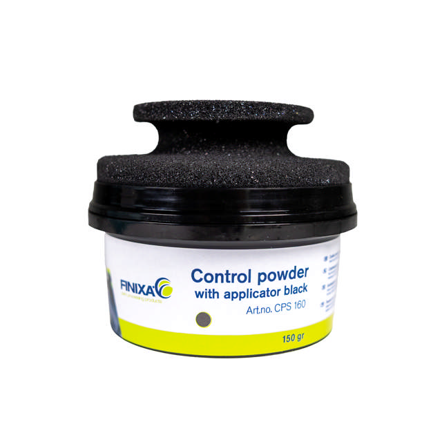 Kontrollpulver mit applikator schwarz - 150gr