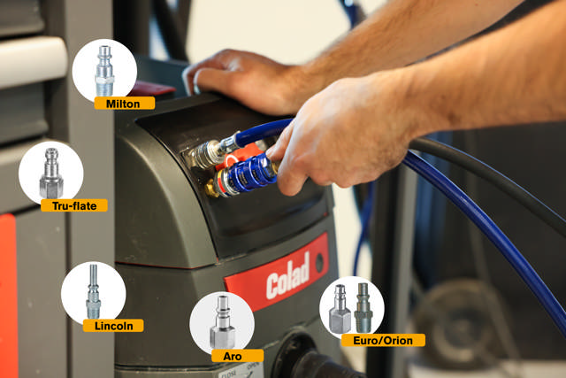 5-in-1 Veiligheidskoppeling 3/8” Buitendraad