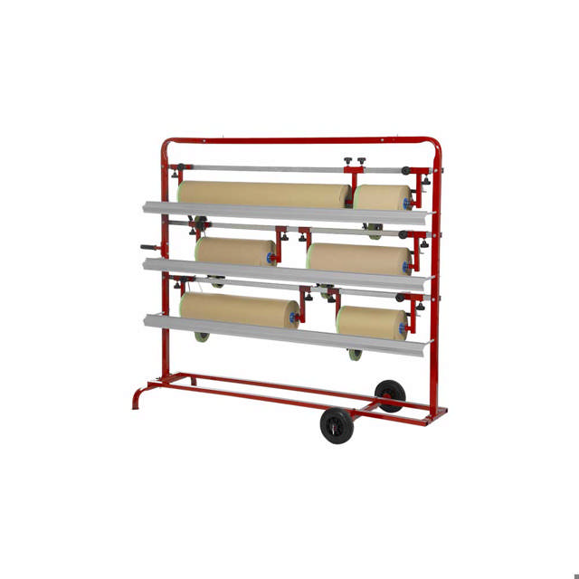 Dispensador para papel de isolar de 6 rolos