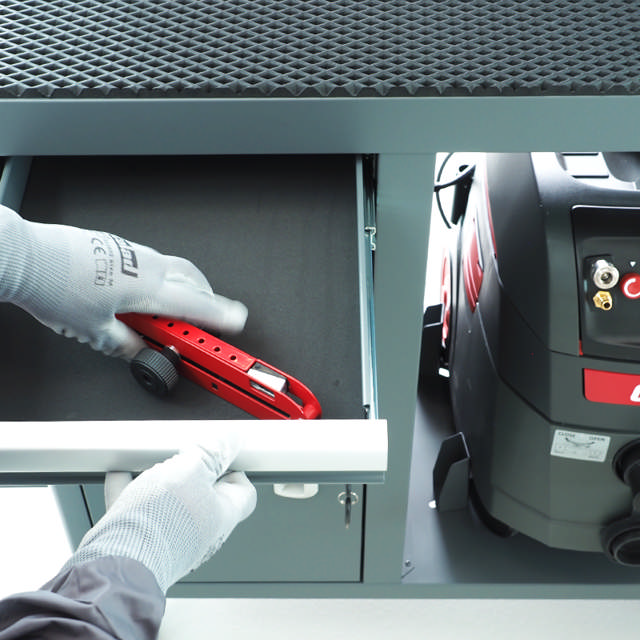 Servante de ponçage Grand Modèle