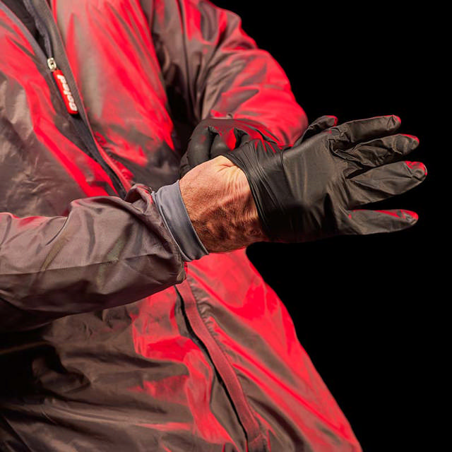 Luvas de nitrilo pretas L 400 unidades