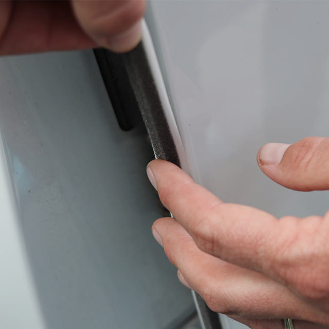 Cordão de espuma diagonal