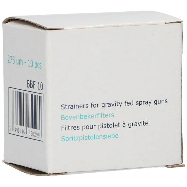 BBF 10 - Spritzpistolensiebe 275µm 10st.