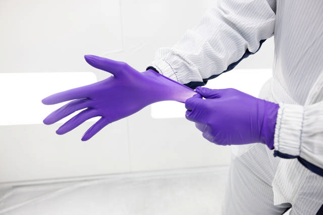 GLA - Nitril Einweghandschuhe Violett - 100st.