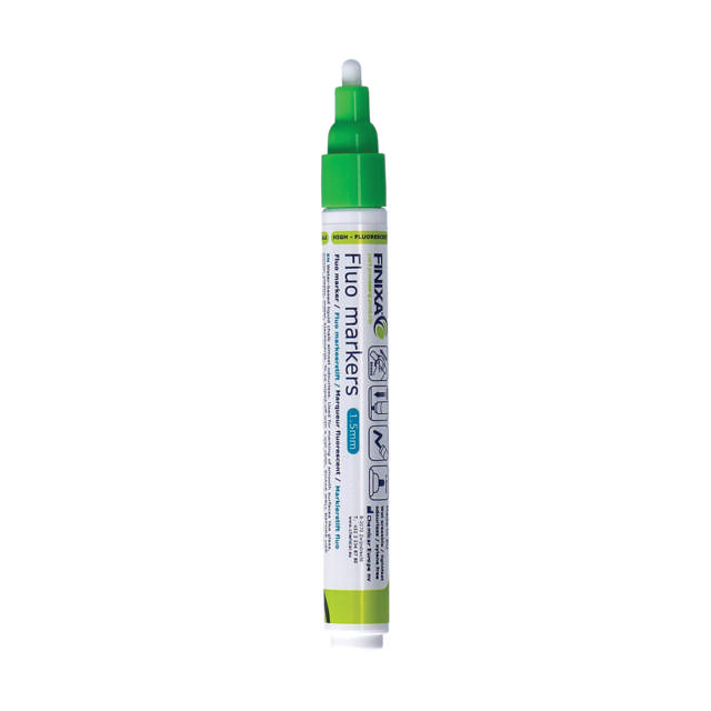 MAR 21 - Fluo markeerstift groen 6 st. 5mm-15mm