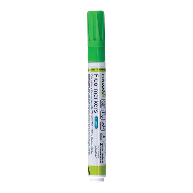 MAR 21 - Fluo markeerstift groen 6 st. 5mm-15mm