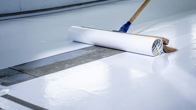 Pellicola protettiva adesiva - bianco - 25m