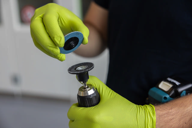 QCD 5080 - Quick change schuurschijven Ø50mm  P80 25st.