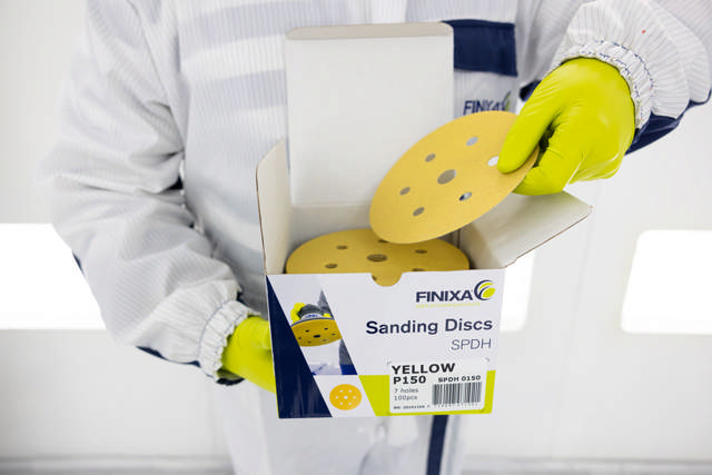 Schleifscheiben – Gelb – ø 150 mm – 7 Löcher