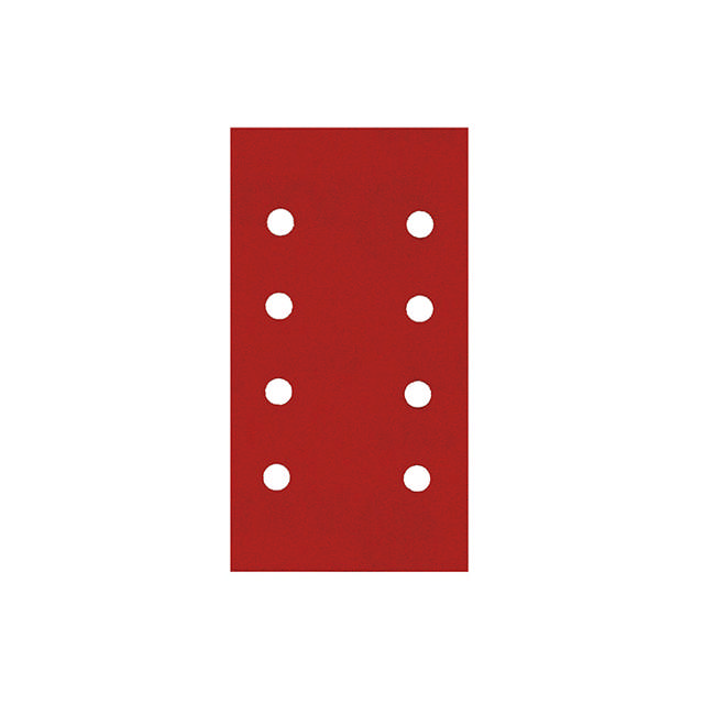 SPSA - Bandes abrasives-papier-70x125mm 8 trous - 50p.