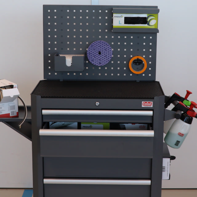 Płyta perforowana tylna 900 mm - Wózek narzędziowy