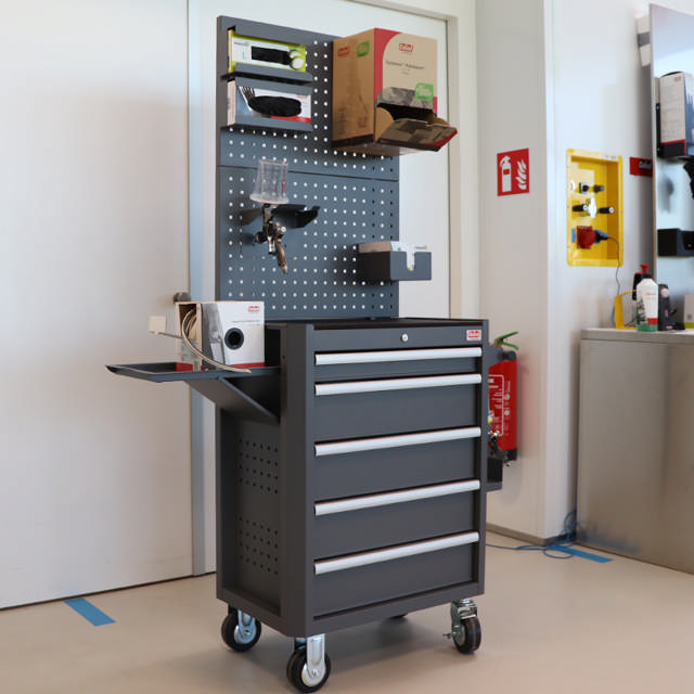 Płyta perforowana tylna 900 mm - Wózek narzędziowy